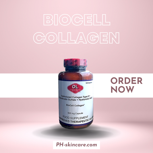 Biocell Collagen (Hydrolyzed Collagen Type II + Chondroitin Sulfate + Hyaluronic Acid)